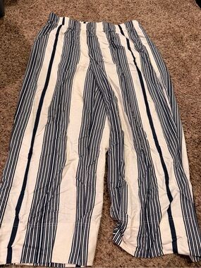 Brand new H&M linen striped pants